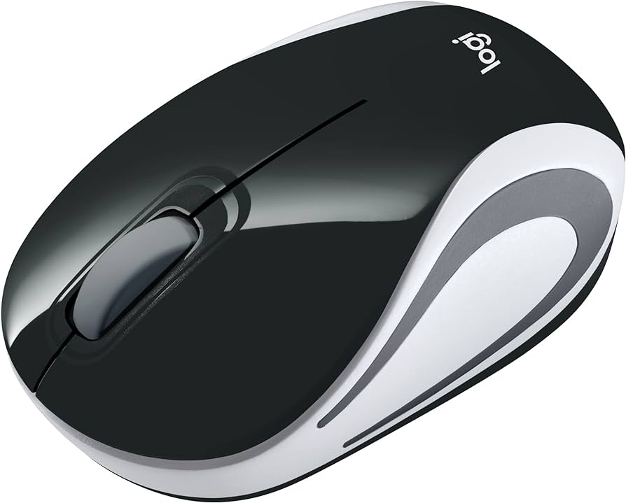 Logitech M187 - Ratón - óptico - 3 botones - inalámbrico - 2.4 GHz - receptor inalámbrico USB - negro
