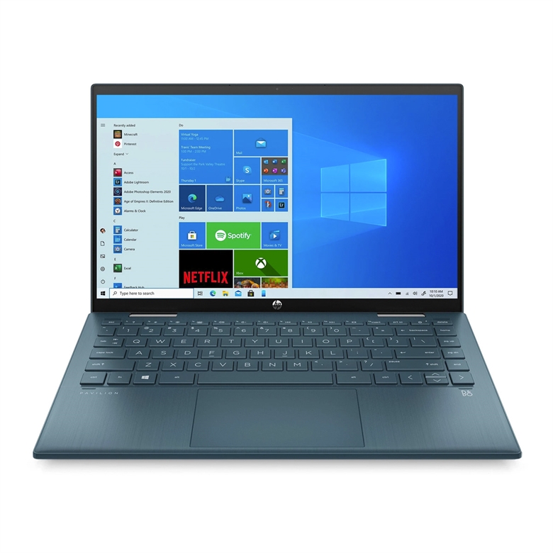 HP Pavilion x360 - Notebook - 14" 14-dy0003la - Intel Core i3 1125G4 - 4 GB - 256 GB - Windows 10 Home - Blue - Spanish - 1-year warranty