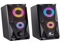Xtech - Speakers - 2.0-channel - Black - Gaming with Led Light XTS-131