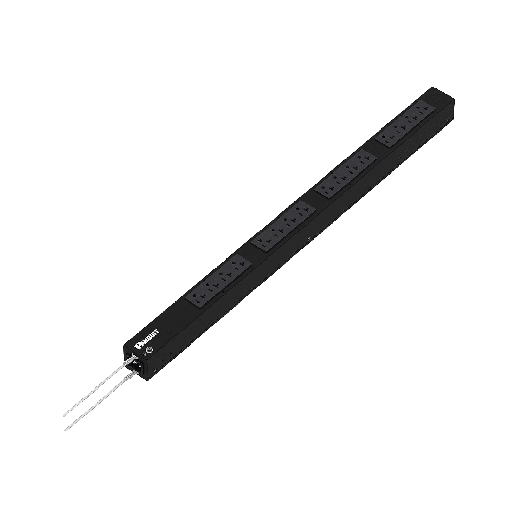 P16B07M-Regleta PDU vertical  20AMP, 16 tomas 5-20R, entrada 5-20P monofásica (Panduit Pan-Net)