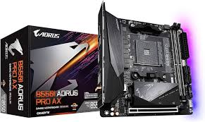AORUS - Motherboard - Mini ITX - Socket AM4 - AMD B550 - para Ryzen 3 / para Ryzen 5 / para Ryzen 7 - None