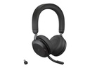 Jabra Evolve2 75 - Auricular - en oreja - Bluetooth - inalámbrico - cancelación de sonido activo - USB-C - aislamiento de ruido - negro - Certificado para Equipos de Microsoft