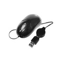 Xtech XTM-150  - Ratón - Cableado - USB - Negro - Optico - Cable Retráctil
