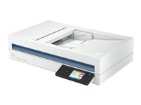 HP ScanJet Enterprise Flow N6600 fnw1 - Escáner de documentos - Sensor de imagen de contacto (CIS) - a dos caras - A4/Legal - 600 ppp x 600 ppp - hasta 50 ppm (mono) / hasta 50 ppm (color) - Alimentador automático de documentos (ADF) (100 hojas) - hasta 8000 exploraciones por día - USB 3.0, Gigabit LAN, Wi-Fi(n)