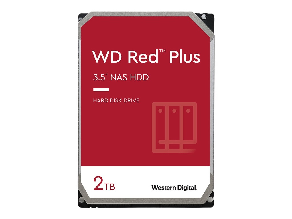 WD Red WD20EFPX - Disco duro - 2 TB - interno - 3.5" - SATA 6Gb/s - 5400 rpm - búfer: 64 MB