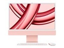 Apple iMac with 4.5K Retina display - Todo en uno - M3 - RAM 8 GB - SSD 256 GB - M3 8-core GPU - 802.11ax (Wi-Fi 6E), Bluetooth 5.3 - WLAN: 802.11a/b/g/n/ac/ax (Wi-Fi 6E), Bluetooth 5.3 - Apple macOS Sonoma 14.0 - monitor: LED 24" 4480 x 2520 (4.5K) - teclado: EE. UU. - rosa