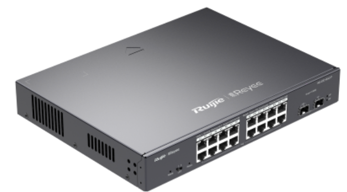 REYEE RG-ES218GC-P - RG-ES218GC-P. Switch PoE de adinistración inteligente desde la nube, con 18  GE - 16 PoE+ / 2 SFP / 240w