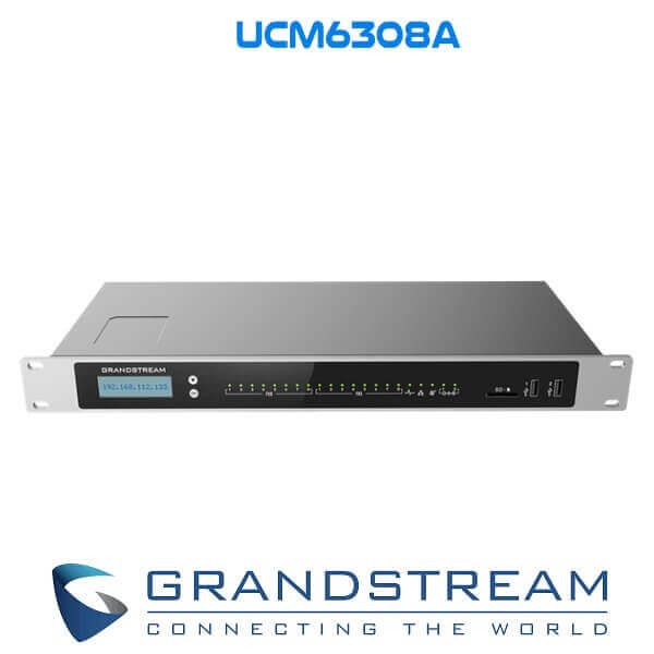 UCM-6308A-CENTRAL TELEFÓNICA IP GRANDSTREAM 8FXS 8 FXO 3000USUARIOS 300 TRUNK