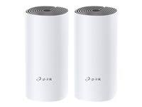 TP-LINK Deco E4 - - sistema Wi-Fi - (2 enrutadores) - hasta 2800 pies cuadrados - malla - Wi-Fi 5 - Doble banda