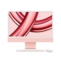 Apple iMac with 4.5K Retina display - Todo en uno - M3 - RAM 8 GB - SSD 512 GB - M3 10-core GPU - GigE, 802.11ax (Wi-Fi 6E), Bluetooth 5.3 - WLAN: 802.11a/b/g/n/ac/ax (Wi-Fi 6E), Bluetooth 5.3 - Apple macOS Sonoma 14.0 - monitor: LED 24" 4480 x 2520 (4.5K) - teclado: EE. UU. - rosa