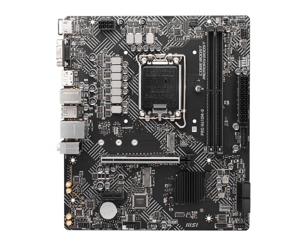 MSI - PRO H610M - Motherboard - PRO H610M-G DDR5