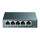 TP-Link TL-SG105 5-Port Metal Gigabit Switch - Conmutador - sin gestionar - 5 x 10/100/1000 - sobremesa