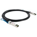 Dell Networking 10GbE Copper Twinax Direct Attach Cable - Cable de conexión directa - SFP+ (M) a SFP+ (M) - 1 m - biaxial - para Networking N1148P-ON; PowerSwitch S4112F-ON, S4112T-ON, S5212F-ON, S5232F-ON, S5296F-ON