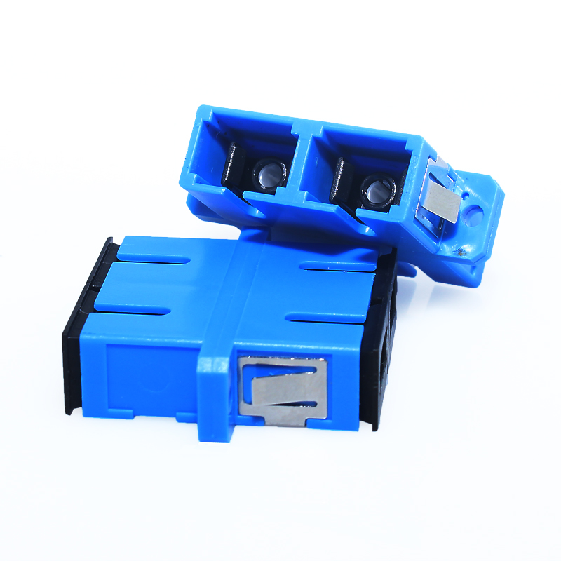 Centrador-Centrador (acople) SC/UPC (azul) duplex