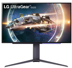 LG UltraGear 27GR95QE-B - OLED monitor - 27" - 2560 x 1440 - DisplayPort / HDMI - Gaming Monitor