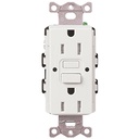 Lutron CAR-15-GFST-WH 15A GFCI SELF TESTING RECEPTACLE White