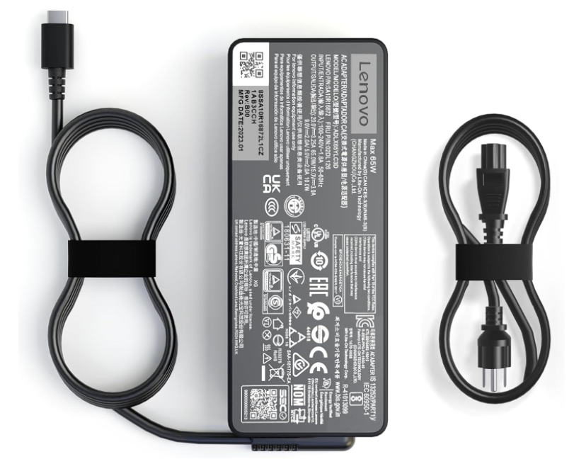 ADLX65YLC2A - cargador para Lenovo ThinkPad T480 T480S 4X20M26268 ADLX65YLC2A ADLX65YAC2A ADLX65YCC2A ADLX65YDC2A - Fuente de Alimentación Cable Adaptador 65W USB C