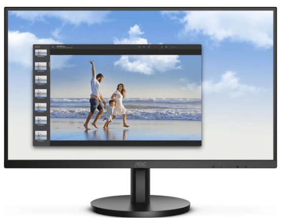 22B3HM - Monitor AOC 22B3HM 21.5 pulgadas FHD 1920X1080 75HZ HDMI VGA plano ultra delgado