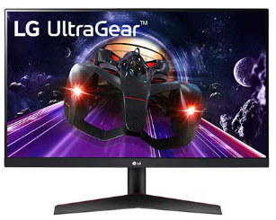 LG UltraGear 24GN60R-B - Monitor LED - gaming - 24" (23.8" visible) - 1920 x 1080 Full HD (1080p) @ 144 Hz - IPS - 300 cd/m² - 1000:1 - HDR10 - 1 ms - HDMI, DisplayPort