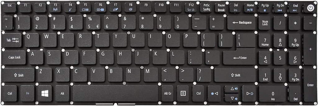 B08YK4VVHF-Teclado de repuesto compatible con Acer Aspire 3 A315-21 A315-31 A315-51 A315-52.