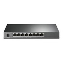 TP-Link JetStream TL-SG2008P - V1 - conmutador - inteligente - 4 x 10/100/1000 + 4 x 10/100/1000 (PoE+) - sobremesa - PoE+ (62 W)