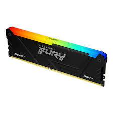 Kingston FURY Beast RGB - DDR4 - módulo - 16 GB - DIMM de 288 contactos - 3600 MHz / PC4-28800 - CL18 - 1.35 V - sin búfer - no ECC - negro