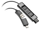 HP DA85 - Cable para auriculares - USB, 24 pin USB-C macho a Desconexión rápida macho - 1.3 m - para OMEN 40L by HP GT21-1026nd; Poly DA70, DA75, DA80, DA85-M