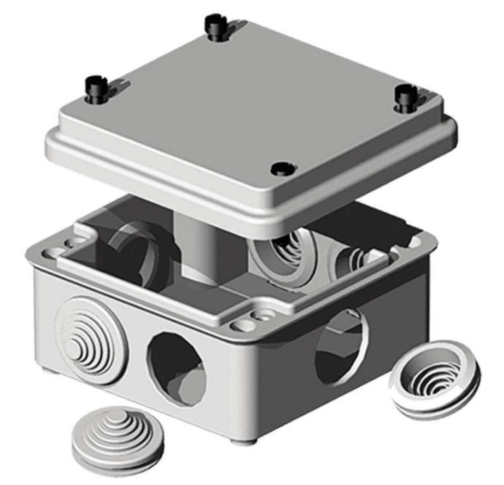 CAJA EAGLE 224-B PLEXO 220X170X120