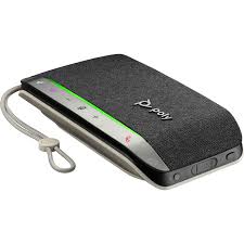 Poly Sync 20 - Altavoz de manos libres inteligente - Bluetooth - inalámbrico, cableado - USB-A - plata - Certificado para Equipos de Microsoft