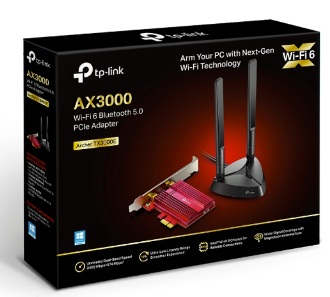 TP Link AX3000 Inalambrico Bluetooth 5.0 Archer TX3000E
