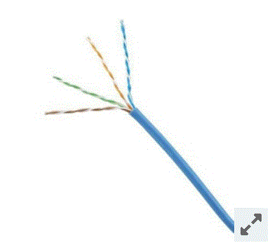 NUC6CR04BUCE-/NetKey Category 6, 4-Pair, 24 AWG, U/UTP, CM, Euro Pallet, 305m Carton, Blue