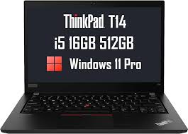 Lenovo ThinkPad T14 - Notebook - 14" - Intel Core i5 I5-1335U - 16 GB - SSD - Windows 11 Pro - Spanish - 3-year warranty