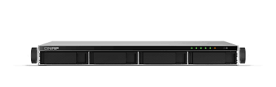 QNAP TS-464U-RP - Servidor NAS - 4 compartimentos - montaje en bastidor - SATA 6Gb/s - RAID 0, 1, 5, 6, 10, JBOD - RAM 8 GB - 2.5 Gigabit Ethernet - iSCSI soporta - 1U