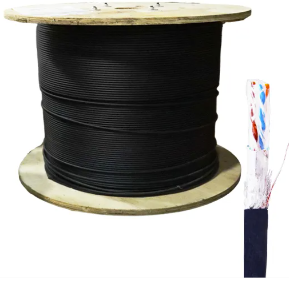 CAB-TEK6SJGOU - CABLE UTP TEKLINK CAT6 - EXTERIOR 23 AWG - 305M 100% COBRE CON GEL COLOR NEGRO
