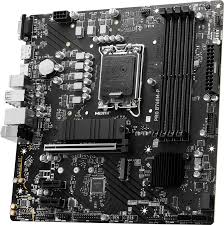 MSI - PRO B760M-P - Motherboard - ATX - LGA1700 Socket - AMD 740G - para Core i5 - AMD Radeon 520 - None