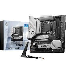 MSI - B760M PROJECT ZERO - Motherboard - Micro ATX - LGA1700 Socket - Intel B760 - para Celeron / para Pentium / para Core i3 / para Core i5 / para Core i7 - None