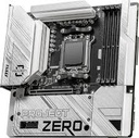 MSI - B650M PROJECT ZERO - Motherboard - Micro ATX - Socket AM5 - AMD B650 - para Ryzen - None
