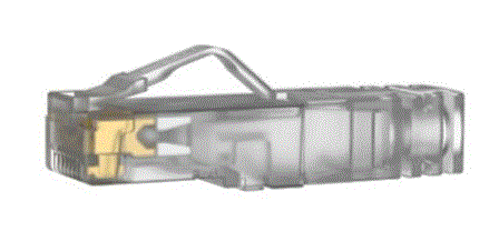 SP6X88-C-/Conector modular Pan-Plug™, categoría 6A, 23-24 AWG, paq. 100