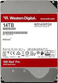 Western Digital WD Red - Hard drive - Internal hard drive - 14 TB - 3.5" - 7200 rpm - .