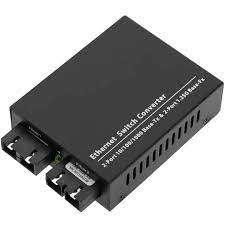 Convertidor de medios multimodo LC/DX, 1.25Gb, 2 KM-Incluye carcaza y SFP desmontable