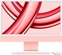 Apple iMac - All-in-one - Apple M3 None - 24" - Apple MacOS Sonoma - Pink - MQRT3E/A