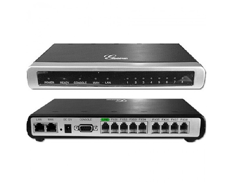 Grandstream GXW4108 IP analógica de puerta de enlace