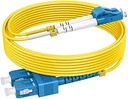 UACC-OFC-S2-LULU-1M-/ OS2 Duplex LC UPC Fiber Patch Cable