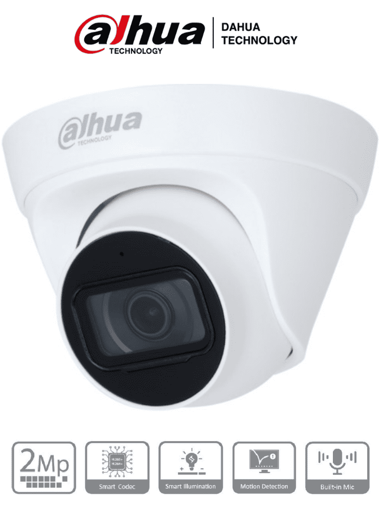 IPC-HDW1230T1-S5-CAMARA IP DAHUA DOMO 2MP IR 30METROS, 2.8MM, IP67 POE