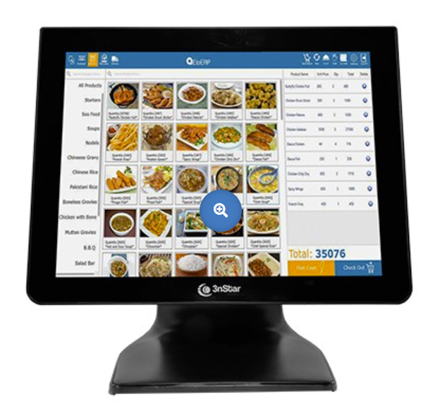 MONITOR 3NSTAR 15" TOUCH SIN BEZEL  VGA/USB/HDMI-MO08647