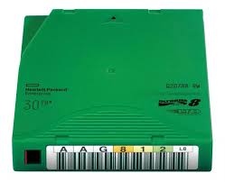 HPE RW Data Cartridge - LTO Ultrium 8 - 12 TB / 30 TB - etiquetas de escritura - verde - para StoreEver LTO-8 Ultrium 30750, LTO-8 Ultrium 30750 TAA