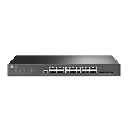 TP-Link JetStream TL-SG3428 - Conmutador - Gestionado - 24 x 10/100/1000 + 4 x Gigabit SFP - montaje en rack