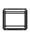 Hikvision - Kit de montaje (abrazadera) - para pantalla LCD - acero laminado en frío SPCC - negro - interfaz de montaje: 600 x 400 mm - se puede instalar en la pared - para Hikvision DS-D2055