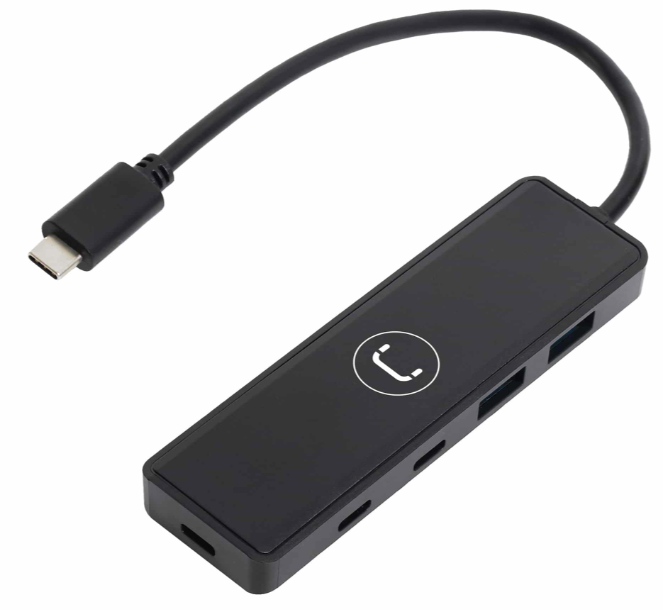 HB1012BK - UNNO 4 PUERTOS USB-C & A HUB | 3.0 HB1012BK