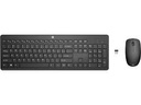 HP - Keyboard and mouse set - Wireless - Black